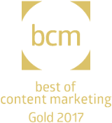bcm best of content marketing Gold award